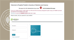 Desktop Screenshot of d2l.rosalindfranklin.edu